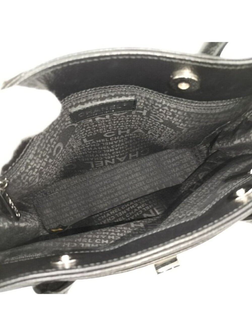 Chanel Executive Tote Handbag 2.55 Lambskin Black - Picture 8 of 10